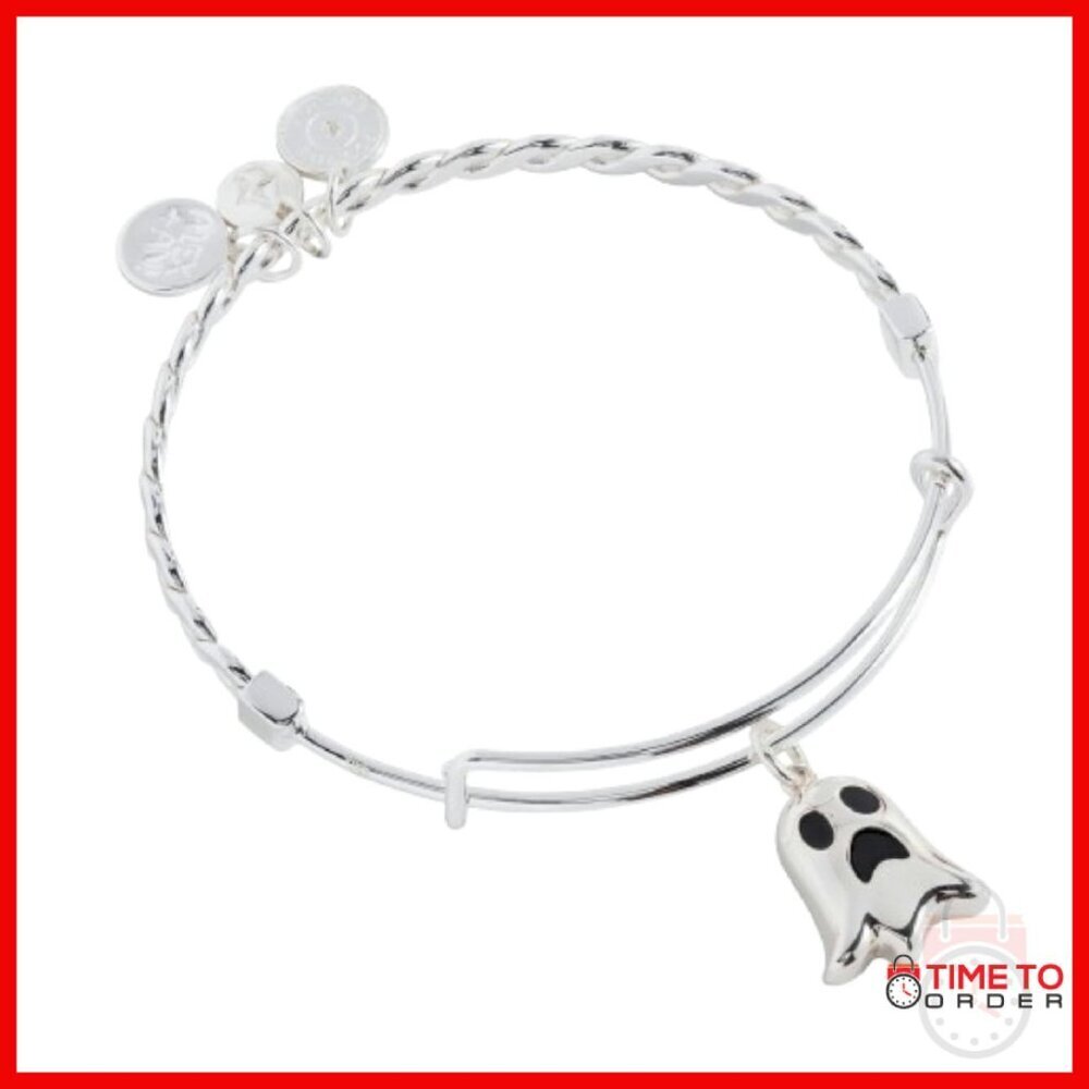 Stainless Steel Ghost Charm Bracelet Unisex Bead Chain Hook Loop